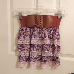 Rue 21 kids small flower print skirt
